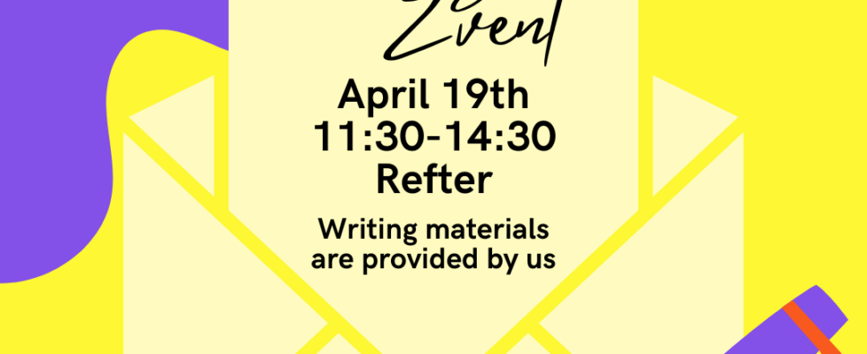 writing event april slide 1